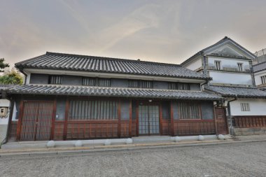 kurashiki bikan tarihsel çeyrek Japonya