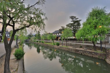 kurashiki bikan tarihsel çeyrek Japonya