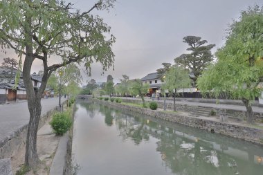 kurashiki bikan tarihsel çeyrek Japonya