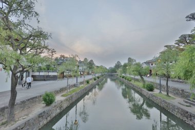 kurashiki bikan tarihsel çeyrek Japonya