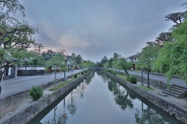 kurashiki bikan tarihsel çeyrek Japonya