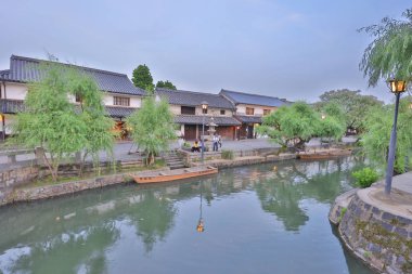 kurashiki bikan tarihsel çeyrek Japonya