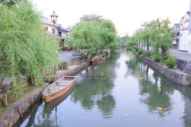 kurashiki bikan tarihsel çeyrek Japonya