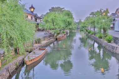 kurashiki bikan tarihsel çeyrek Japonya