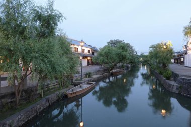 kurashiki bikan tarihsel çeyrek Japonya