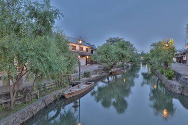 kurashiki bikan tarihsel çeyrek Japonya