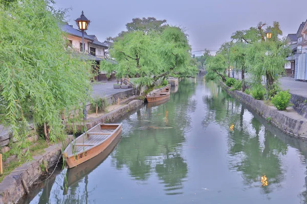 Barrio Histórico Kurashiki Bikan Japón — Foto de Stock