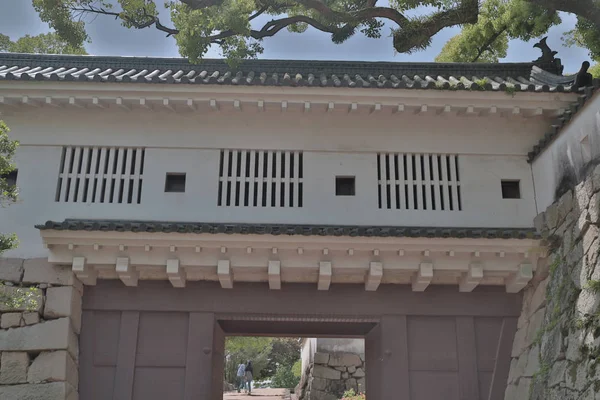 Okayama Castle Japonya 'da kale Kulesi