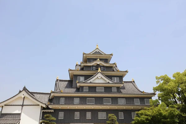 冈山的冈山城堡与运河 — 图库照片