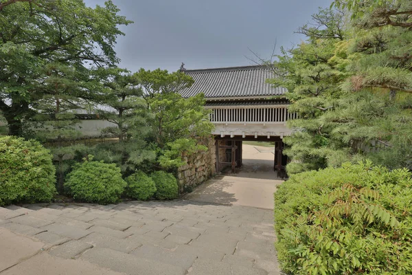 Okayama Kalesi ve kanal Okayama City.