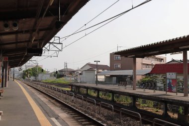 Okayama Japonya soya istasyonunda