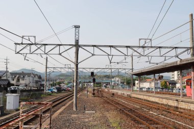 Okayama Japonya soya istasyonunda