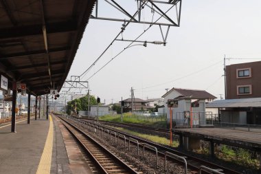 Okayama Japonya soya istasyonunda