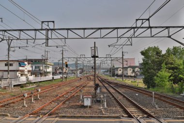 Okayama Japonya soya istasyonunda