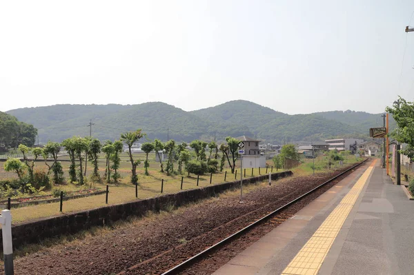 Станция Бизен Итиня Острове Окаяма — стоковое фото