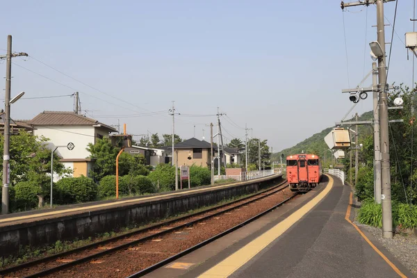 Bizen ICHINOMIYA istasyonunda Okayama Japonya