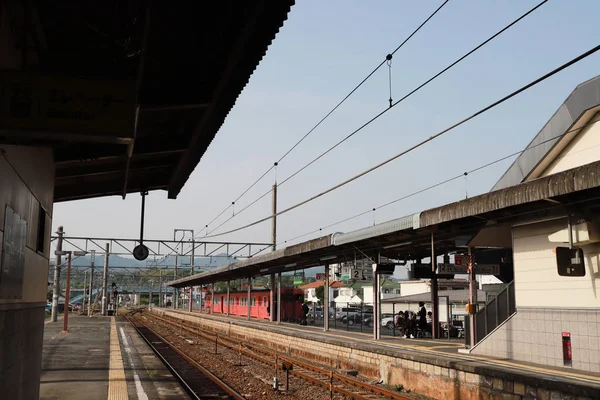Soja Station Vid Okayama Japan — Stockfoto