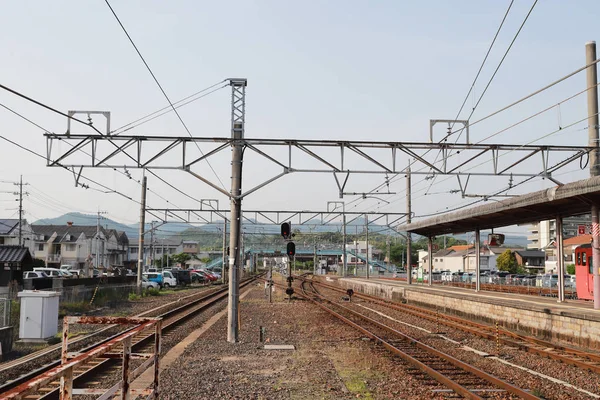 Okayama Japonya soya istasyonunda