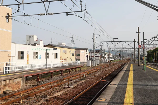 Okayama Japonya soya istasyonunda