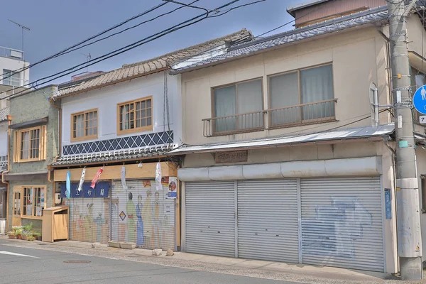 Een Gebied Van Residentiële Aan Okayama Japan — Stockfoto