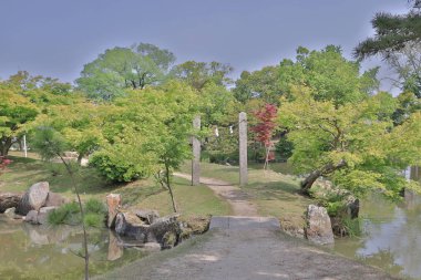 Bu Okayama bir Japon Shinto tapınağın 