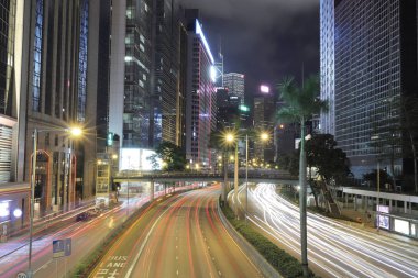Gloucester Road Wan Chai Disctrict, Hk gecesi
