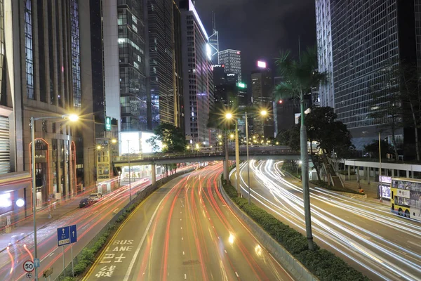 Gloucester Road Wan Chai Disctrict, Hk gecesi