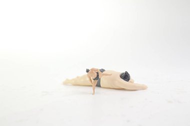 Sumo güreşçisi geleneksel rafa bir rakam