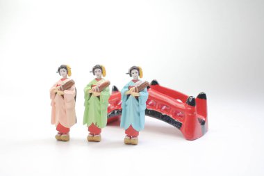 Japon geleneksel bebek küçük rakam 