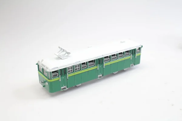 Модель Игрушек Пикового Трамвая — стоковое фото