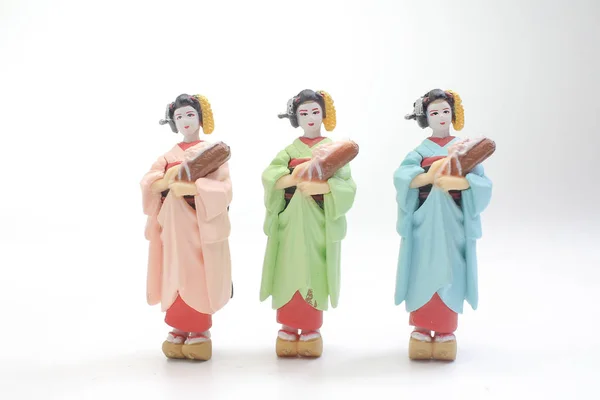 the tiny figure of Japanese Traditional  doll