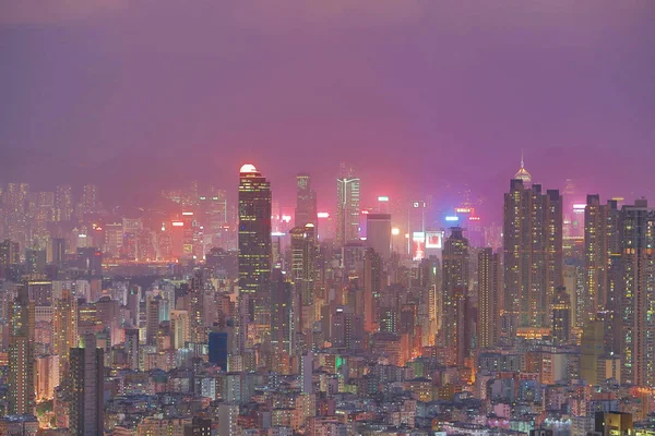 Batı Kowloon Hong Kong kentsel görünümü