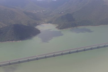 Şantiye Hong Kong Zhuhai Macau Köprüsü