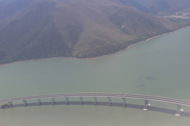 Şantiye Hong Kong Zhuhai Macau Köprüsü