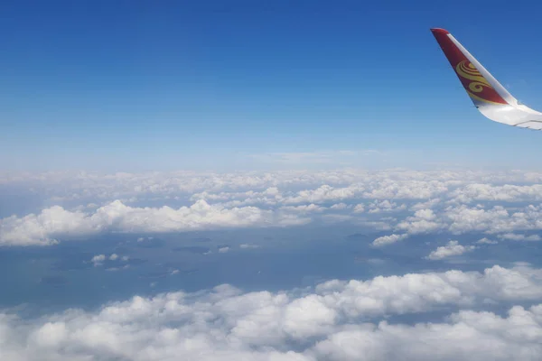 Das Flugzeug Der Luft — Stockfoto