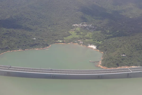 Baustelle Der Brücke Von Hong Kong Zhuhai Macau — Stockfoto