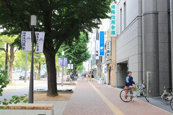 日本姬路市街道的景色 — 图库照片