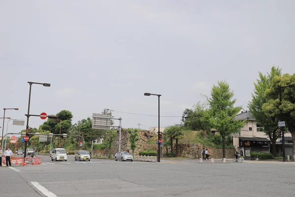 Uma Vista Rua Cidade Himeji Japão — Fotografia de Stock