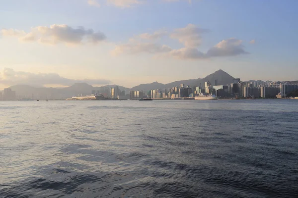 Por Kwun Tong Ferry Sai Wan — Fotografia de Stock