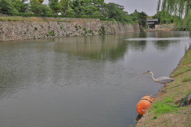 Himeji Kalesi 'nde Uchibori Iç Moat