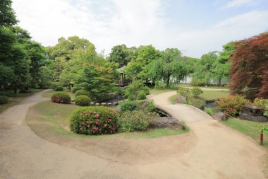 Himeji Kalesi 'nde koko en Garden, Hyogo, Japonya