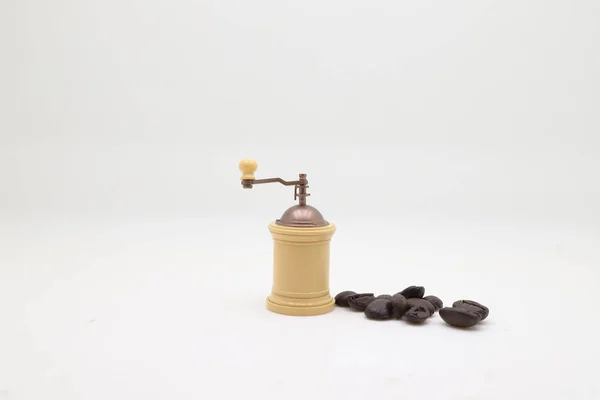 the tiny figure of Professional coffee maker