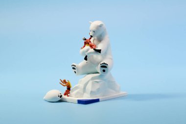 Kuzey Kutbu yaban hayatı hayvan figürü bir tema