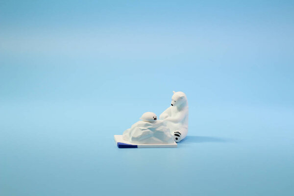 a theme of North Pole wildlife animal figure