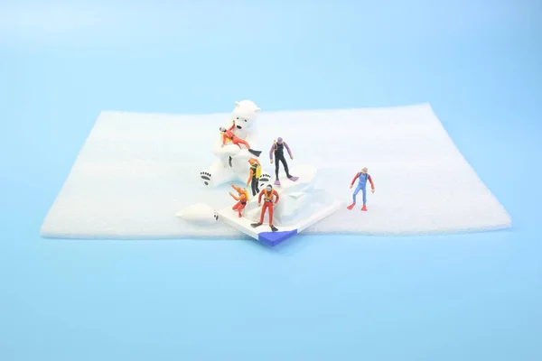 the theme of North Pole wildlife animal figure