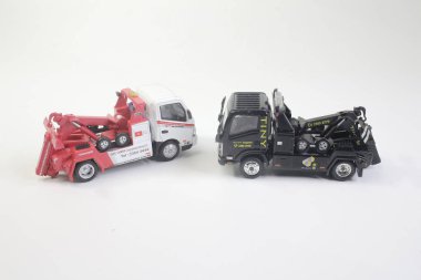 tow truc ile işçi figür