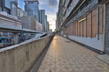 Hong Kong kwun tong kasaba batımında aşağı