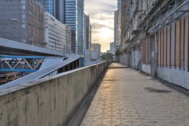 Hong Kong kwun tong kasaba batımında aşağı