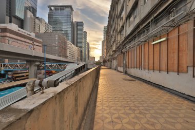 Hong Kong kwun tong kasaba batımında aşağı