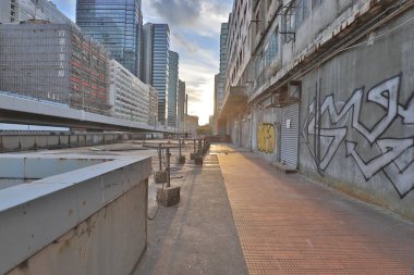 Hong Kong kwun tong kasaba batımında aşağı